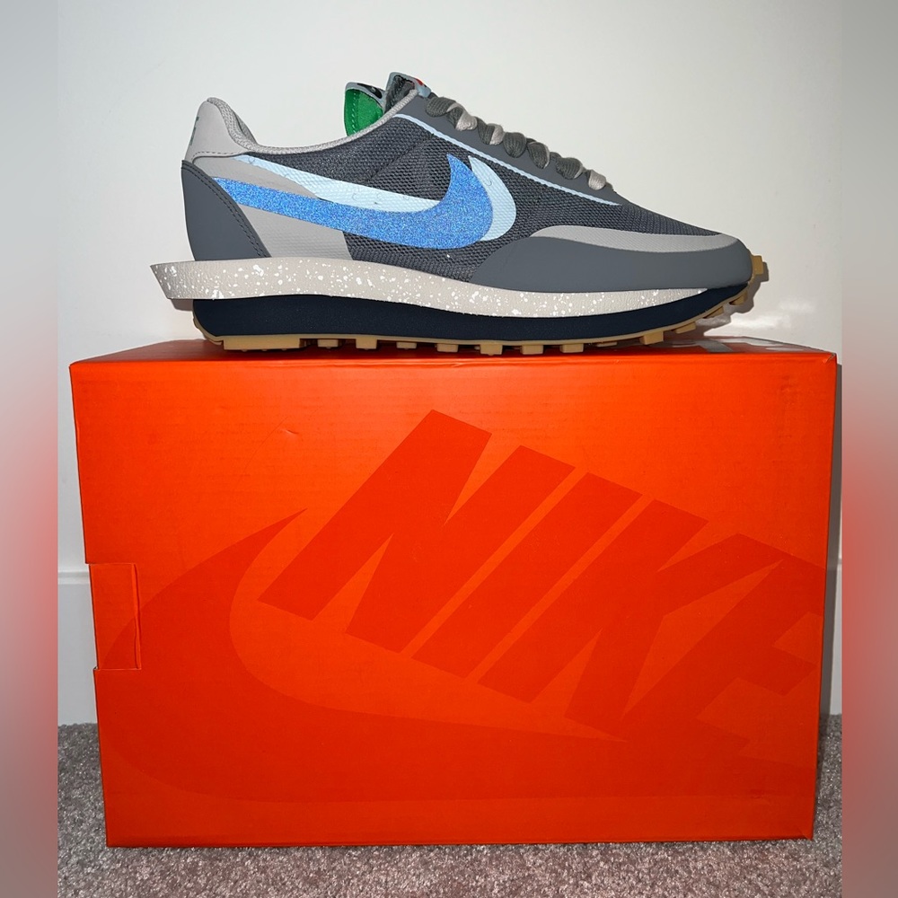 Nike LD Waffle Sacai CLOT Kiss of Death 2 Cool Grey Size US 9
